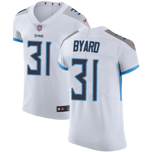 Nike Titans #31 Kevin Byard White Men's Stitched NFL Vapor Untouchable Elite Jersey